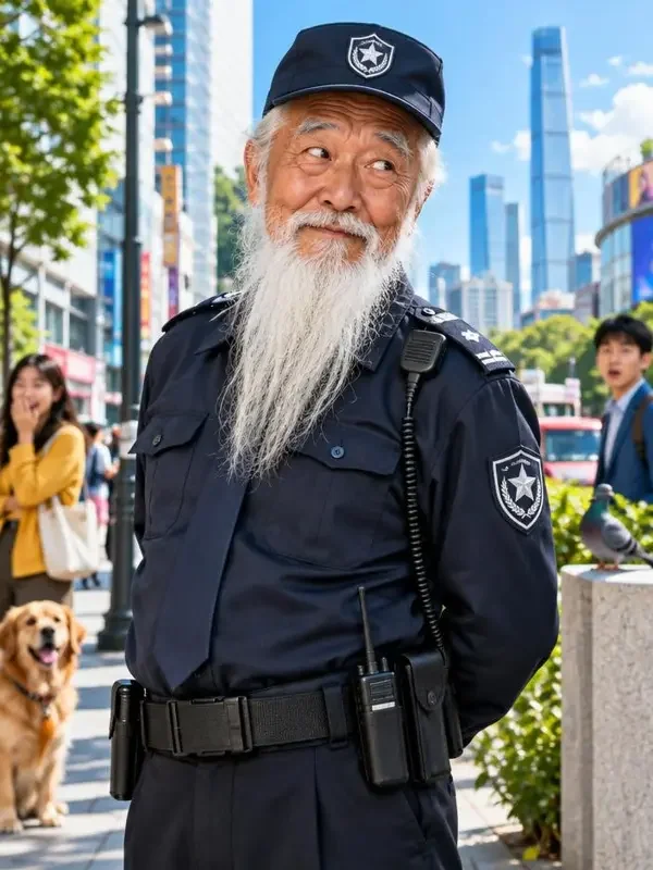 寿星去应聘保安 AI漫剧热播短剧 寿星去应聘保安封面